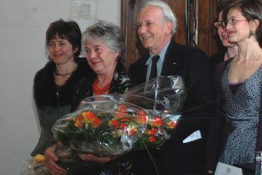 Adalgisa Cavallotto con Achille Mauri e le figlie Anna e Luisa