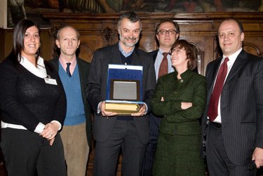 Marco Vola con Cristina Franzoni, Alberto Ottieri, Maria Pace Ottieri, Lorenzo Mauri e Stafano Mauri